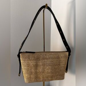 Madewell Straw Medallion Shoulder Bag